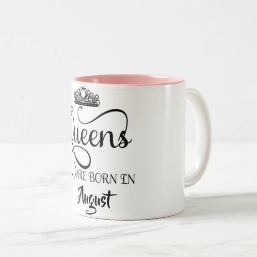 全てのクイーン生まれは二音のコー威厳があるヒーのマグカップに入っている ツートーンマグカップ (正面右)