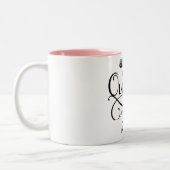 全てのクイーン生まれは二音のコー威厳があるヒーのマグカップに入っている ツートーンマグカップ (左)