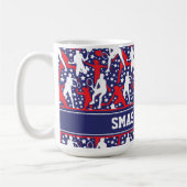 全てのスター⭐🎾テニス(カスタム文字) コーヒーマグカップ (左)