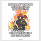 全てのスーパーヒーローではない…消防士 シール (シート)