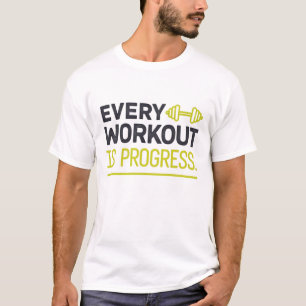 全てのトレーニングが進む Tシャツ