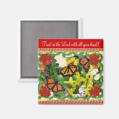 全てのハートで主を信頼せよ マグネット (正面/裏面)