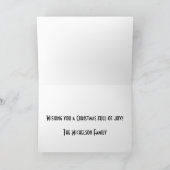 全てのハートにクリスマスの部屋を用意させる シーズンカード (内部)