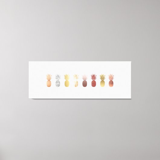 全てのパイナップル キャンバスプリント (正面)