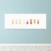 全てのパイナップル キャンバスプリント (インサイチュ (ウッドフロア))