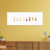 全てのパイナップル キャンバスプリント (インサイチュ (リビング))