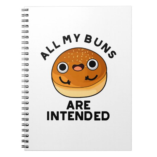 全てのパンが意図された面白い食べ物パンプン ノートブック (正面)