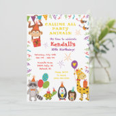全てのパーティー動物を呼べ!誕生日パーティー 招待状 (スタンド正面)