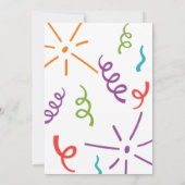 全てのパーティー動物を呼べ!誕生日パーティー 招待状 (裏面)