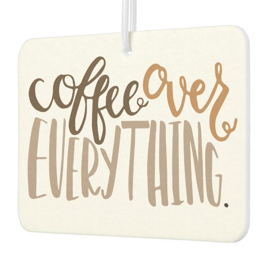 全ての上にコーヒーを入れる空気清浄剤 カーエアーフレッシュナー (左)