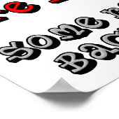 全ての人が馬鹿なポスターでおもしろいはない ポスター (角)