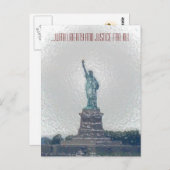 ...全ての人に自由と正義を持って ポストカード (正面/裏面)