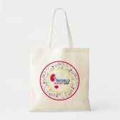 全ての人の腎臓の健康を手伝う袋 トートバッグ (正面)