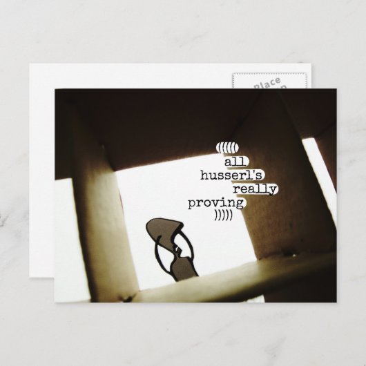 全ての人間は本当に証明している ポストカード (正面/裏面)