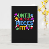 全ての作品が収まるまでの自閉症 カード (黄色い花)