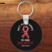 全ての傷が脳動脈瘤に気付いているわけではない キーホルダー (正面)