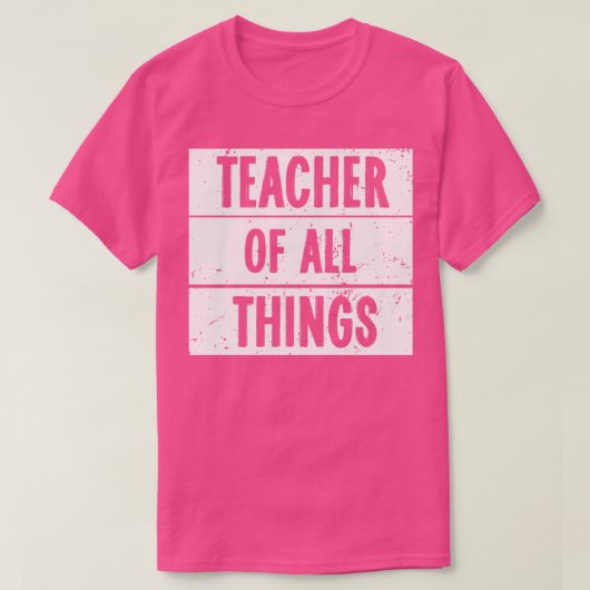 全ての先生1 Tシャツ (デザイン正面)