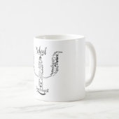 全ての学校で心理学者が口笛を吹いた コーヒーマグカップ (正面右)