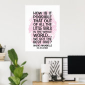 全ての小さな女の子の ポスター (ホームオフィス)