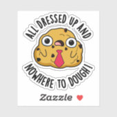 全ての服を着て、どこにもパンを粉々におもしろいする シール (シート)