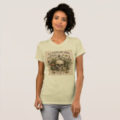 全ての植物は食べられる、いくつかは一度だけ Tシャツ (正面フル)