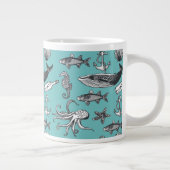全ての海型 ジャンボコーヒーマグカップ (右)