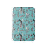 全ての海型 バスマット (正面縦)