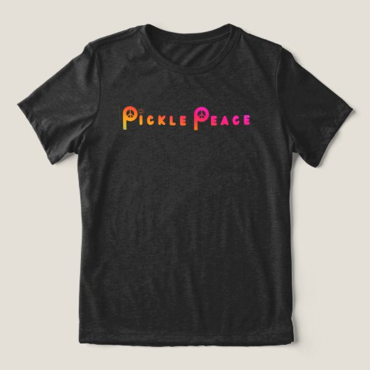 全ての漬物は黒 トライブレンドTシャツ (デザイン正面)