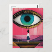 全ての知っている目は超現実的だ ポストカード (正面/裏面)
