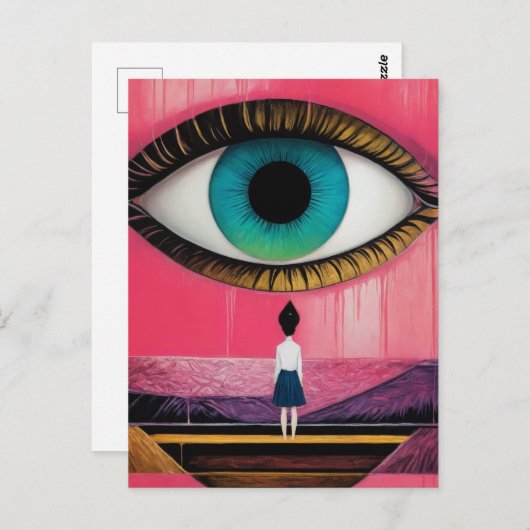 全ての知っている目は超現実的だ ポストカード (正面/裏面)