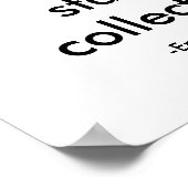 全ての科学は物理学か切手か… ポスター (角)