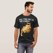 全ての脂は主のもの レビ記 3:16 ヴィンテージ Tシャツ (正面フル)