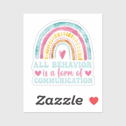 全ての行動は一種のコミュニケーションである シール (シート)