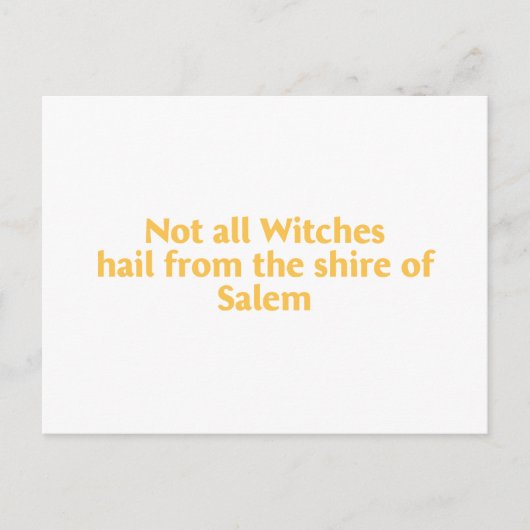 全ての魔女ではない ポストカード (正面)