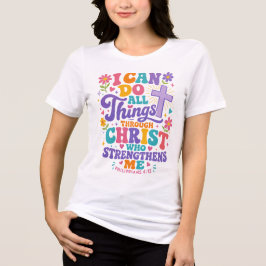 全てはキリストによる トライブレンドTシャツ