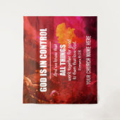 全ては共に働く ローマ8:28 教会 タペストリー (正面)