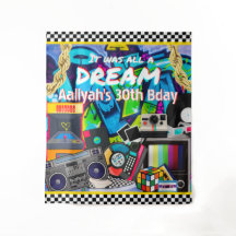 全ては夢だった レトロ ヒップホップ グラフィティ バックドロップ