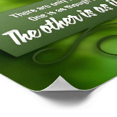 全ては奇蹟だ感動的引用文 ポスター (角)