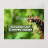 全ては奇蹟だ感動的引用文 ポストカード (正面)