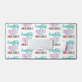 全ては完全にコントロールされている デスクマット (キーボード&マウス)