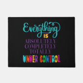 全ては完全にコントロールされている ドアマット (正面)