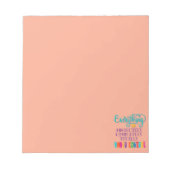 全ては完全にコントロールされている ノートパッド (正面)