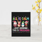 全ては穏やかじゃないよ、冗談だよ、これは幼稚園で面白いC カード (黄色い花)