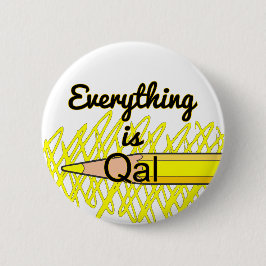 全ては第四紀アルビウムである – 地質 缶バッジ