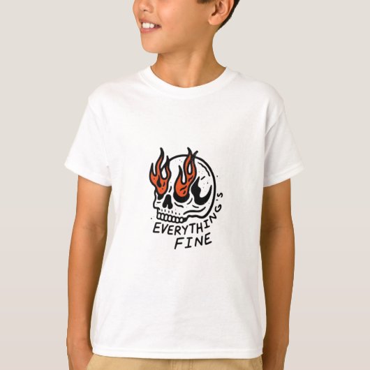 全ては素晴らしスカル Tシャツ (正面)