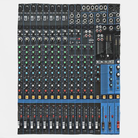 全てを持った音色の男のために フリースブランケット (正面)