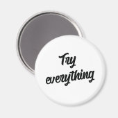 全てを試してみよう マグネット (正面/裏面)