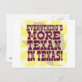 全てテキサス州! ポストカード (正面/裏面)