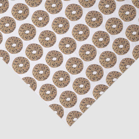 全てポピー胡麻種子ベーゲルブレックファーストフード 薄葉紙 (詳細)