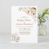 全て一素朴つのフローラ結婚 招待状 (スタンド正面)